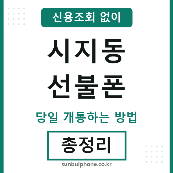 시지동선불폰