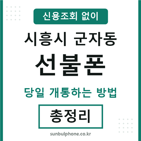 시흥시군자동선불폰