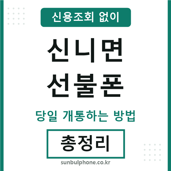 신니면선불폰