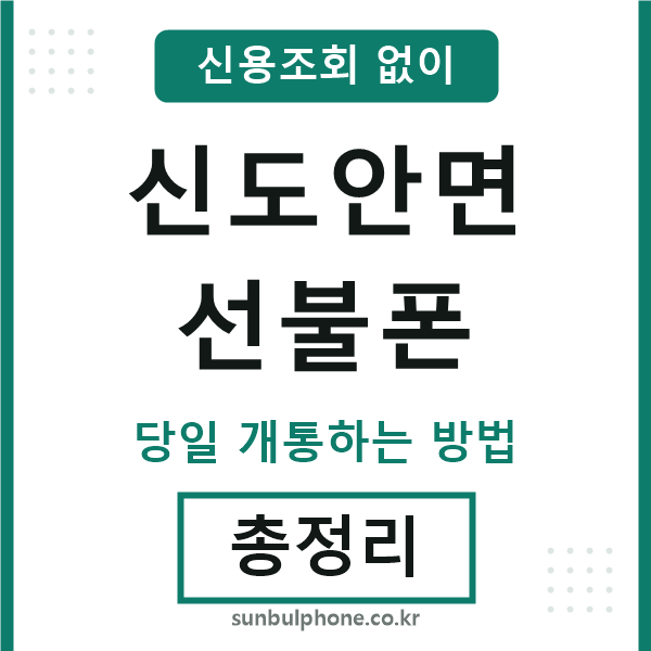 신도안면선불폰