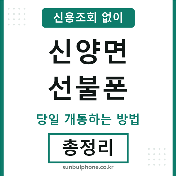 신양면선불폰