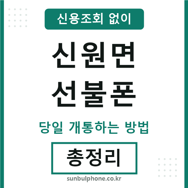 신원면선불폰