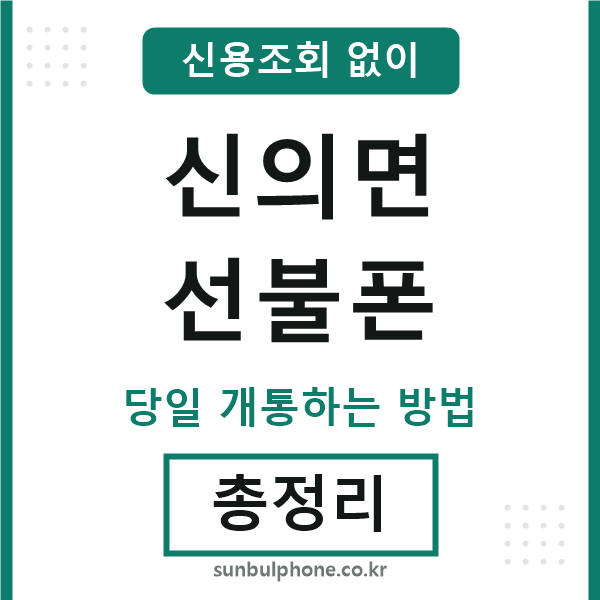 신의면선불폰