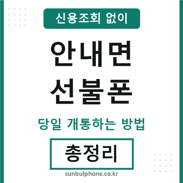 안내면선불폰