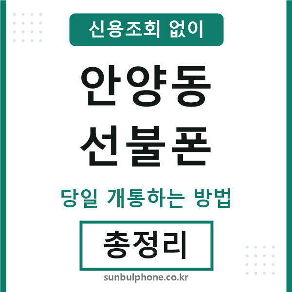 안양동선불폰