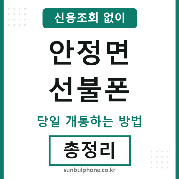 안정면선불폰