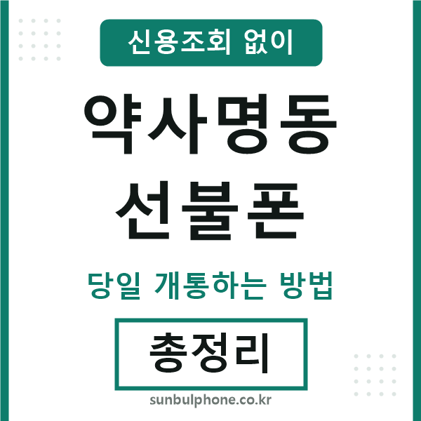 약사명동선불폰