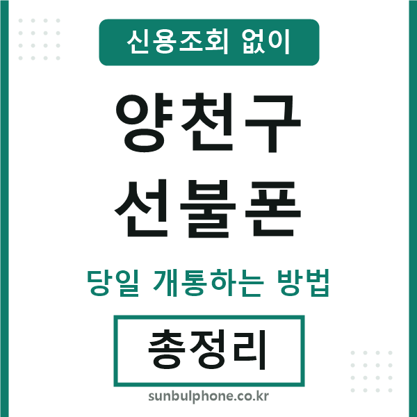 양천구선불폰