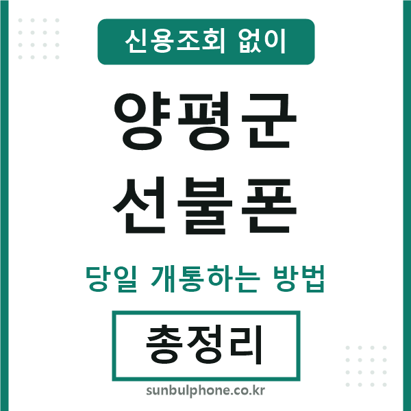 양평군선불폰