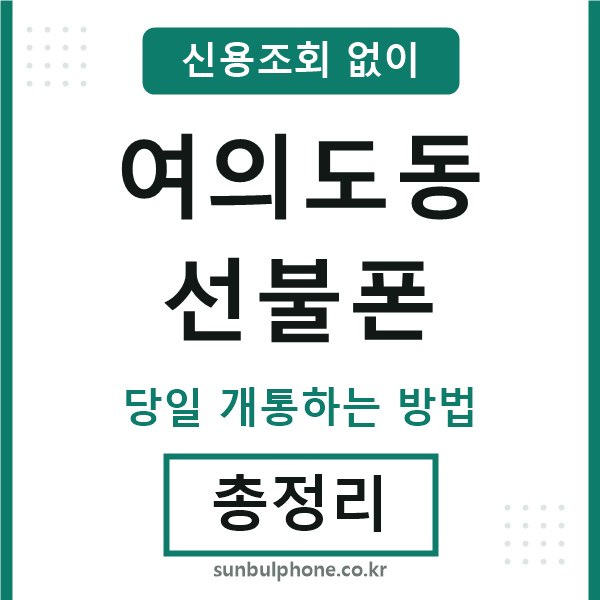 여의도동선불폰