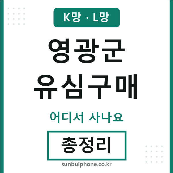 영광군 유심구매