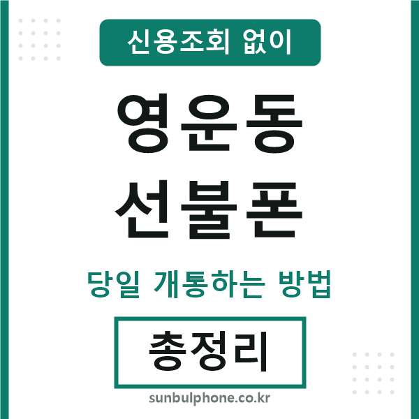 영운동선불폰