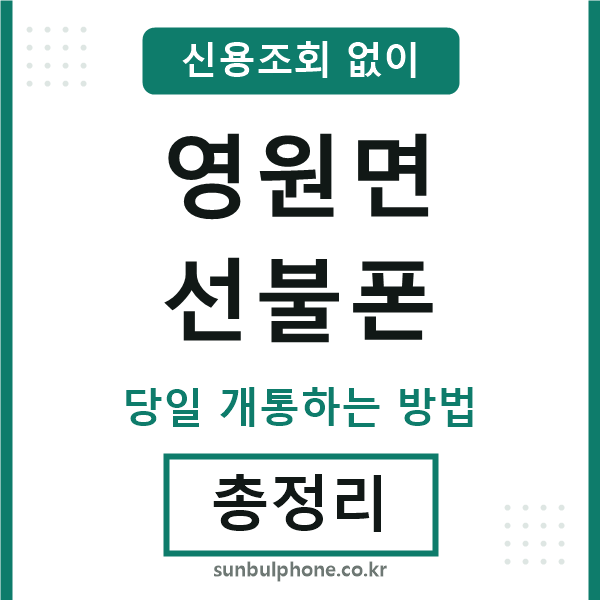 영원면선불폰