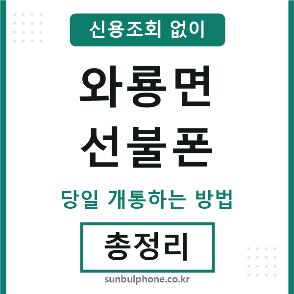 와룡면선불폰