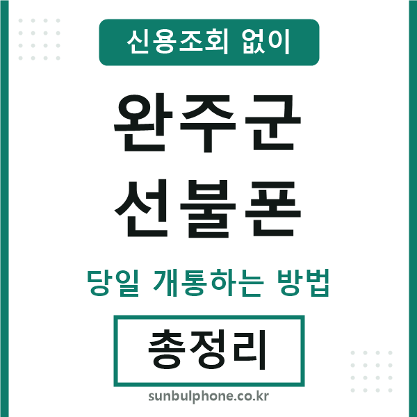 완주군선불폰