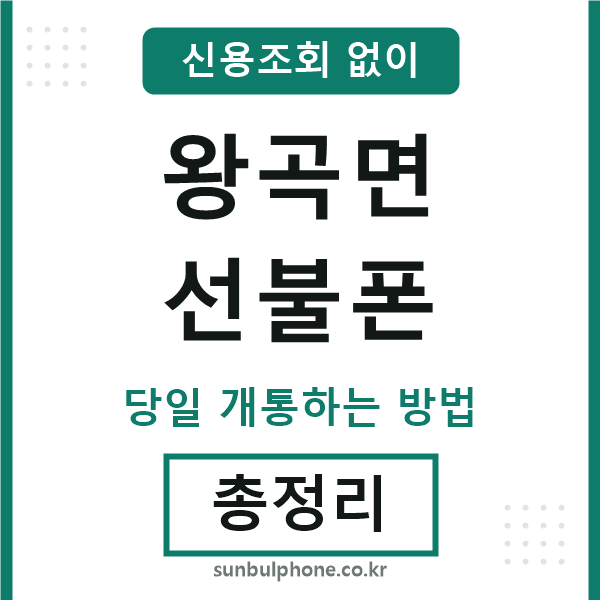 왕곡면선불폰