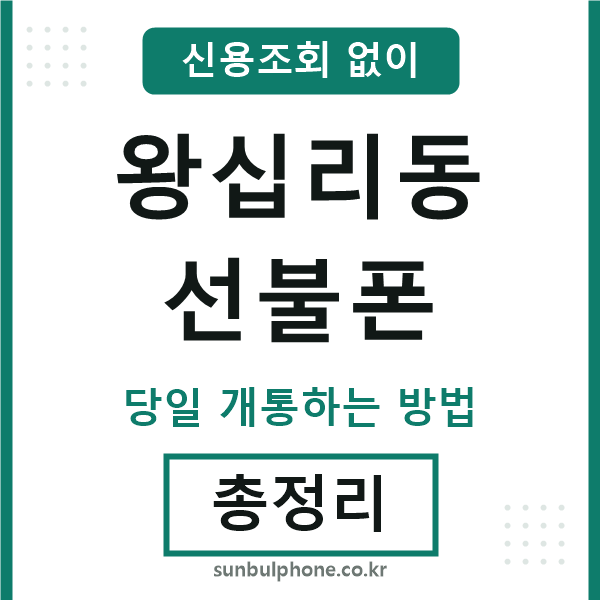 왕십리동선불폰