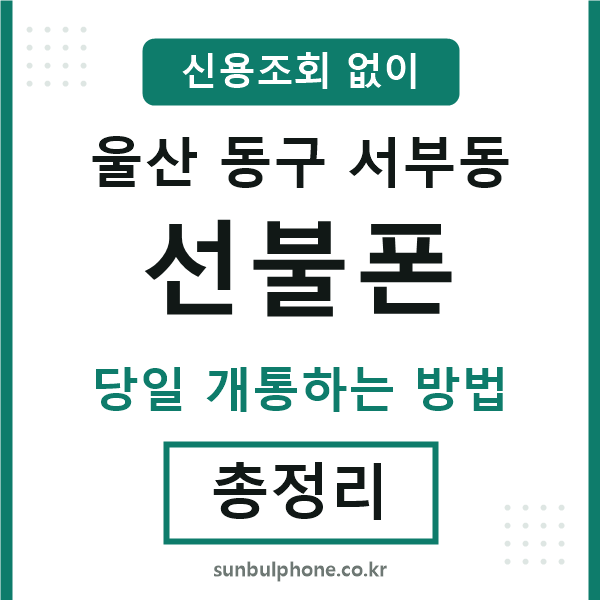 울산동구서부동선불폰