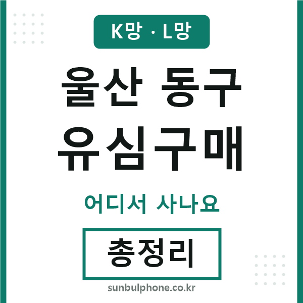 울산동구 유심구매