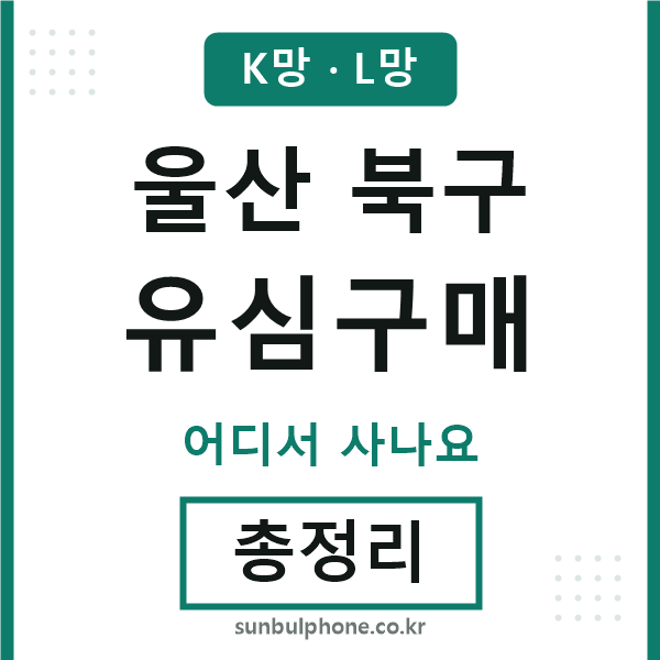 울산북구 유심구매