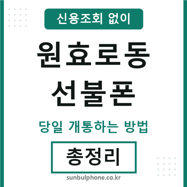 원효로동선불폰