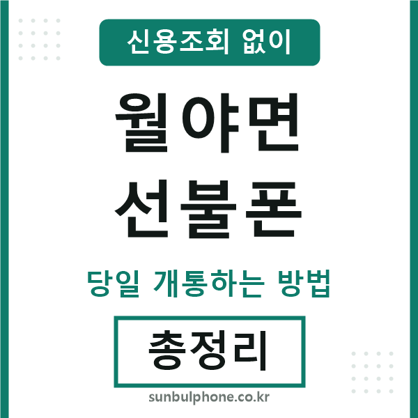 월야면선불폰
