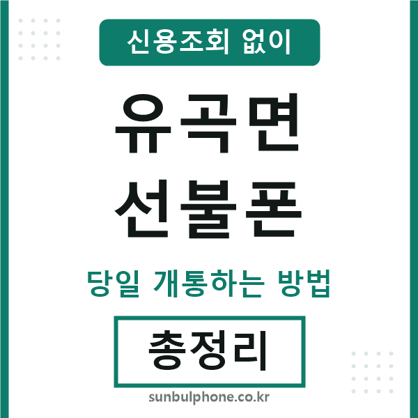 유곡면선불폰