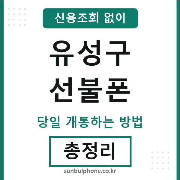 유성구선불폰