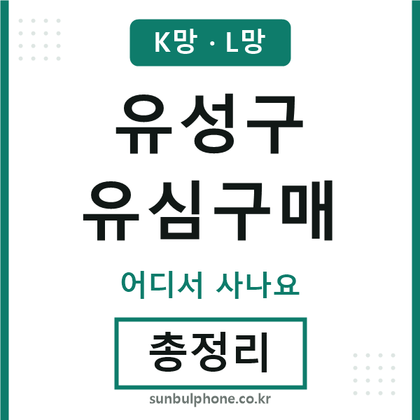 유성 유심구매