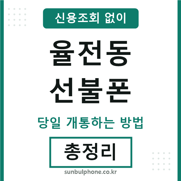 율전동선불폰