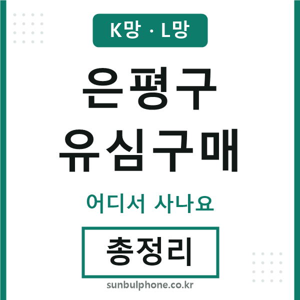 은평 유심구매