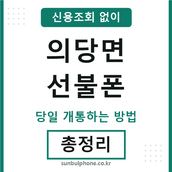 의당면선불폰