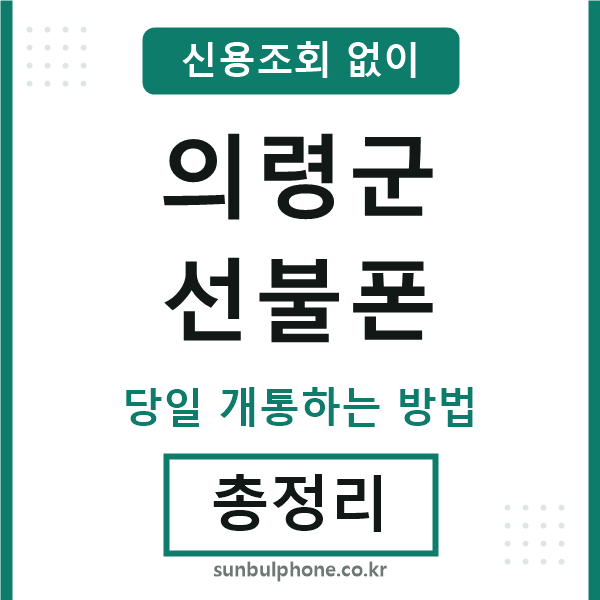 의령선불폰