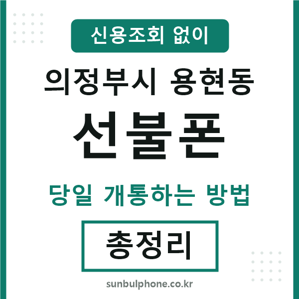 의정부시용현동선불폰