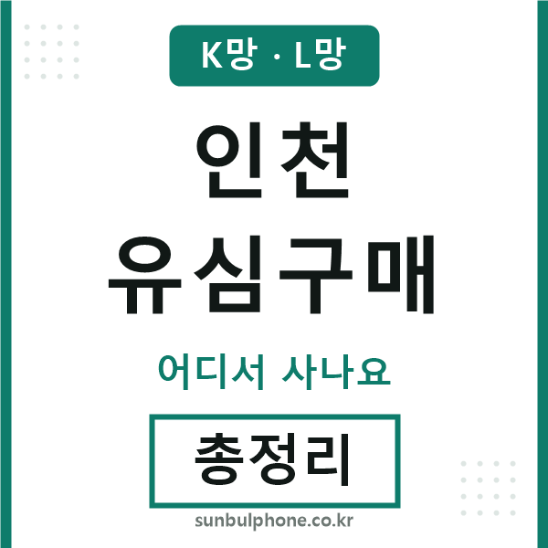 인천 유심구매