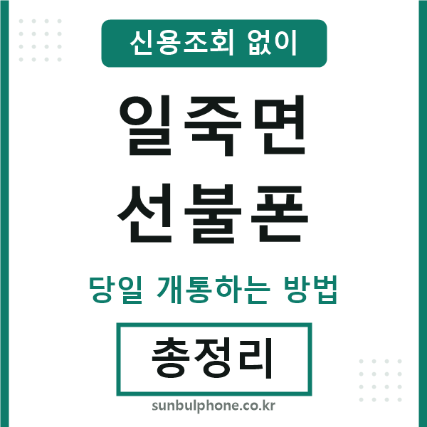 일죽면선불폰