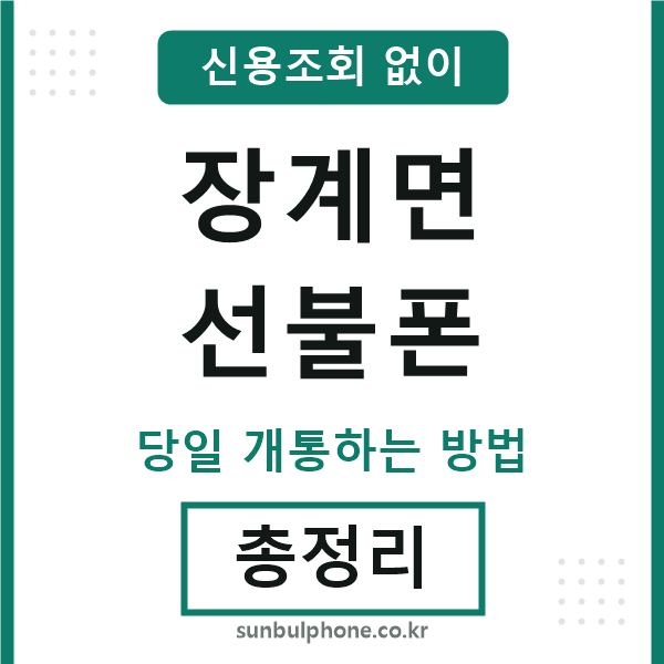 장계면선불폰