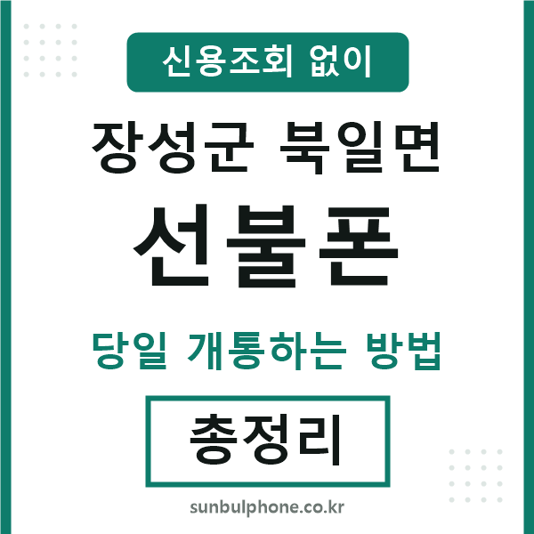 장성군북일면선불폰