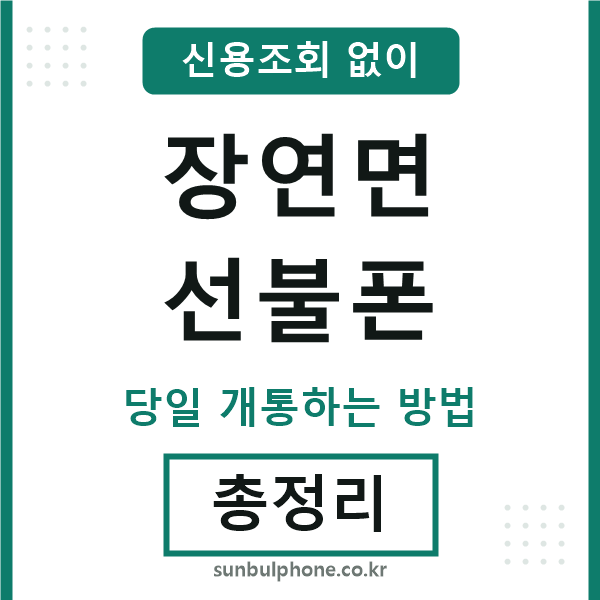 장연면선불폰