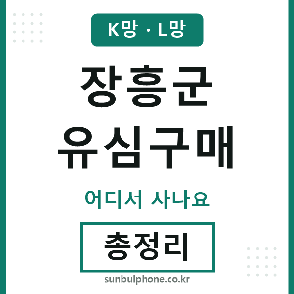 장흥 유심구매