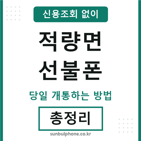 적량면선불폰