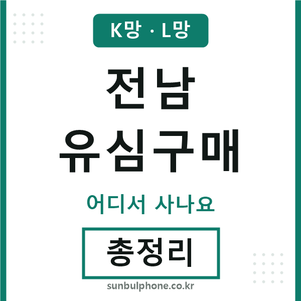 전남 유심구매