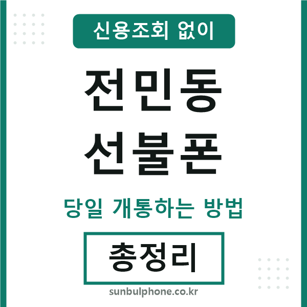 전민동선불폰