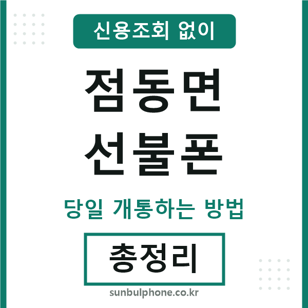 점동면선불폰
