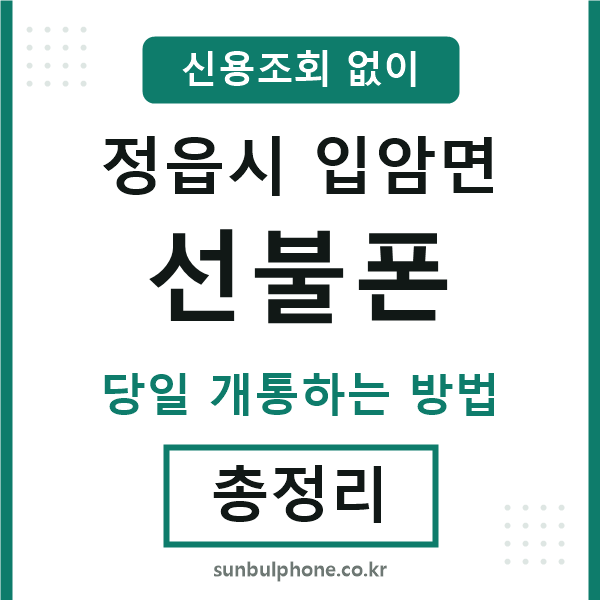정읍시입암면선불폰