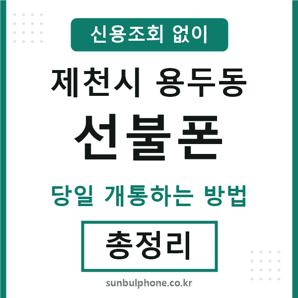 제천시용두동선불폰