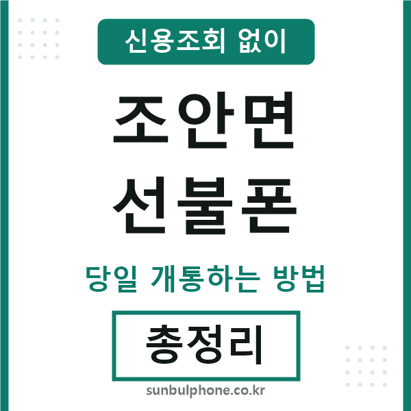 조안면선불폰