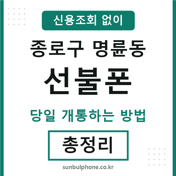 종로구명륜동선불폰
