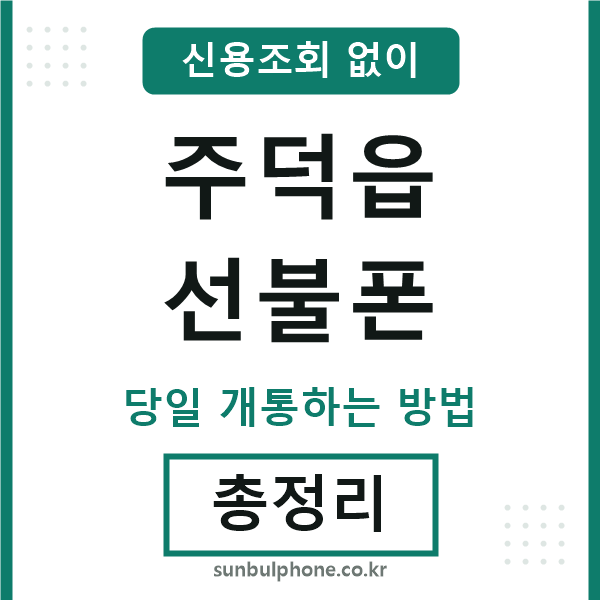 주덕읍선불폰