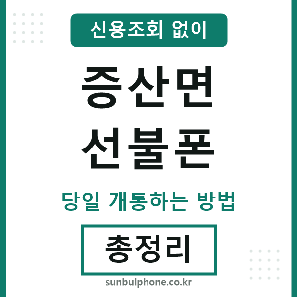 증산면선불폰
